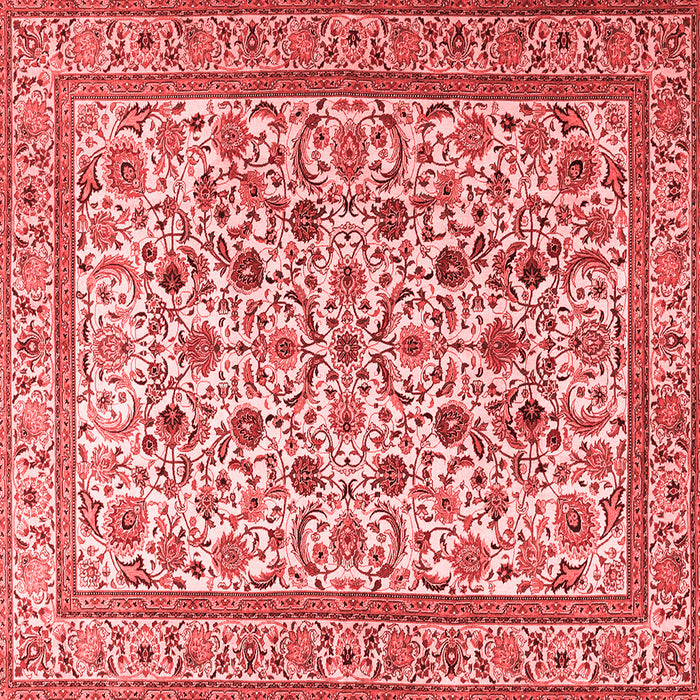 Machine Washable Persian Red Traditional Rug, wshtr4209red