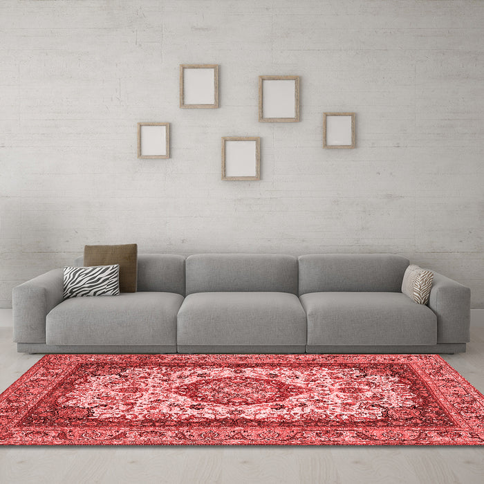 Traditional Red Washable Rugs