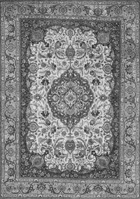 Medallion Gray Traditional Rug, tr420gry