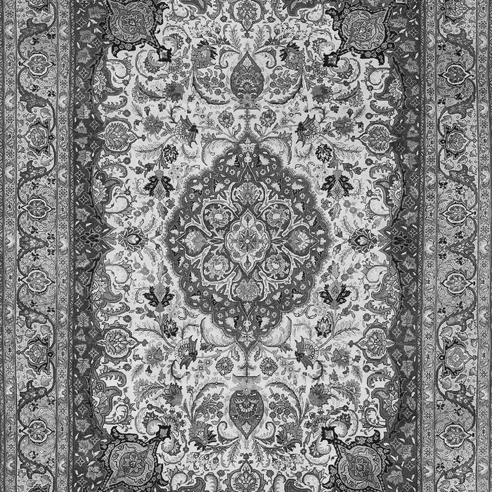 Medallion Gray Traditional Rug, tr420gry