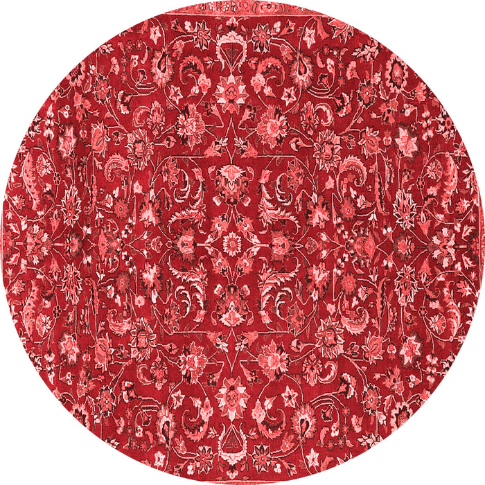 Machine Washable Persian Red Traditional Rug, wshtr4210red