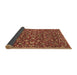 Sideview of Persian Brown Traditional Rug, tr4210brn