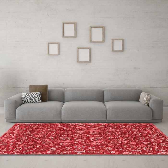 Traditional Red Washable Rugs