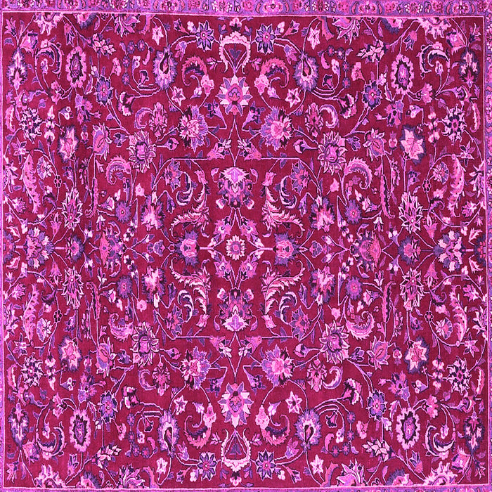 Square Persian Pink Traditional Rug, tr4210pnk