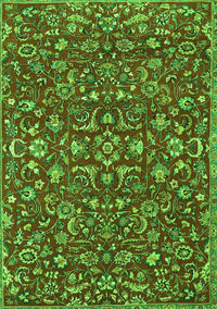 Persian Green Traditional Rug, tr4210grn