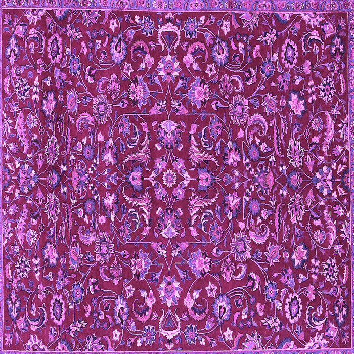 Square Persian Purple Traditional Rug, tr4210pur