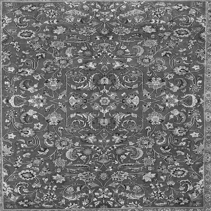 Serging Thickness of Persian Gray Traditional Rug, tr4210gry
