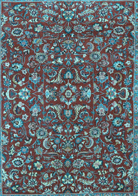 Persian Light Blue Traditional Rug, tr4210lblu