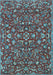 Persian Light Blue Traditional Rug, tr4210lblu