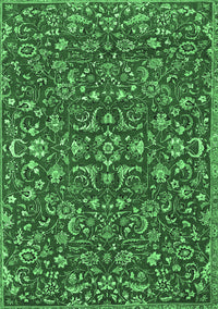 Persian Emerald Green Traditional Rug, tr4210emgrn