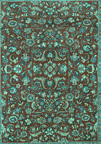 Persian Turquoise Traditional Rug, tr4210turq