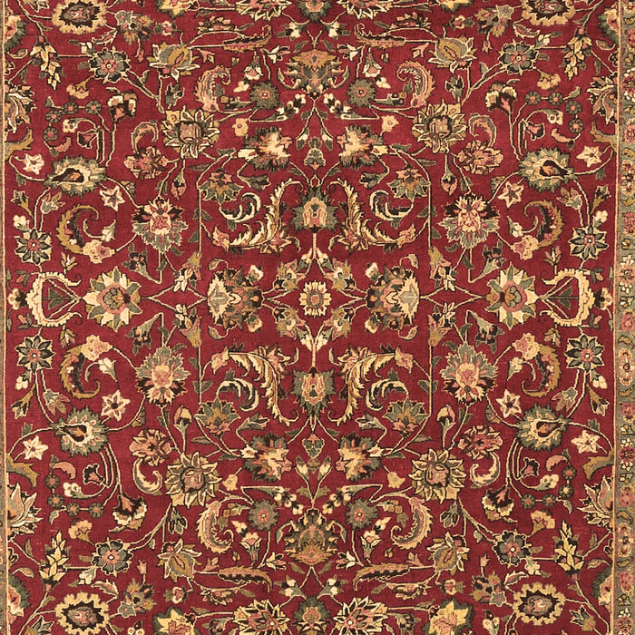 Machine Washable Persian Brown Traditional Rug, wshtr4210brn
