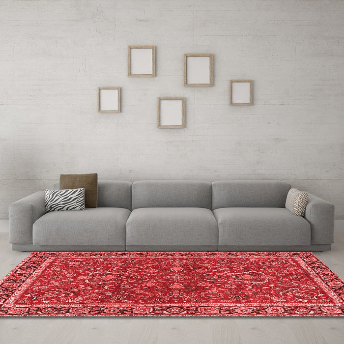 Traditional Red Washable Rugs