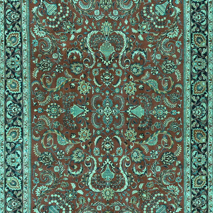 Persian Turquoise Traditional Rug, tr4211turq