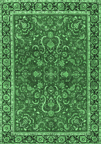 Persian Emerald Green Traditional Rug, tr4211emgrn