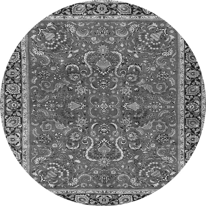 Square Persian Gray Traditional Rug, tr4211gry