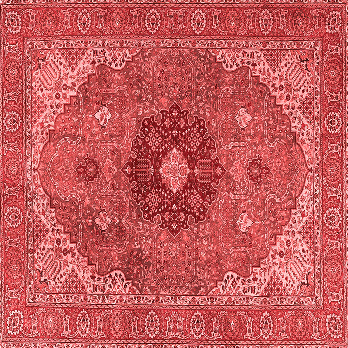 Medallion Red Traditional Rug, tr4212red