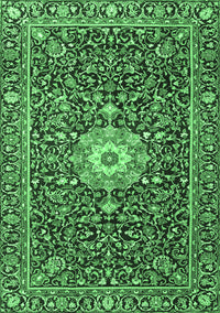 Persian Emerald Green Traditional Rug, tr4213emgrn