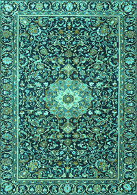 Persian Turquoise Traditional Rug, tr4213turq