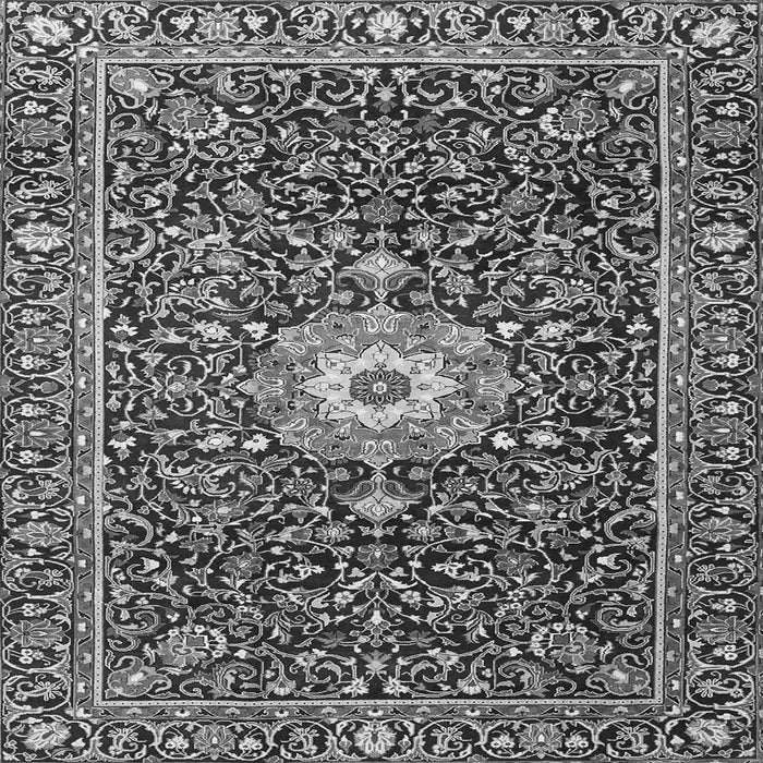 Serging Thickness of Persian Gray Traditional Rug, tr4213gry