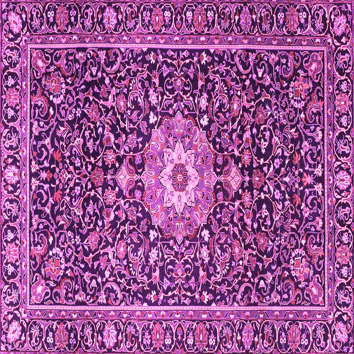 Square Persian Pink Traditional Rug, tr4213pnk