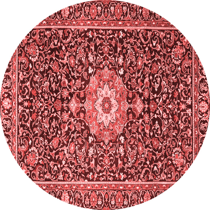 Machine Washable Persian Red Traditional Rug, wshtr4213red