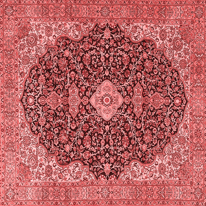 Machine Washable Persian Red Traditional Rug, wshtr4214red