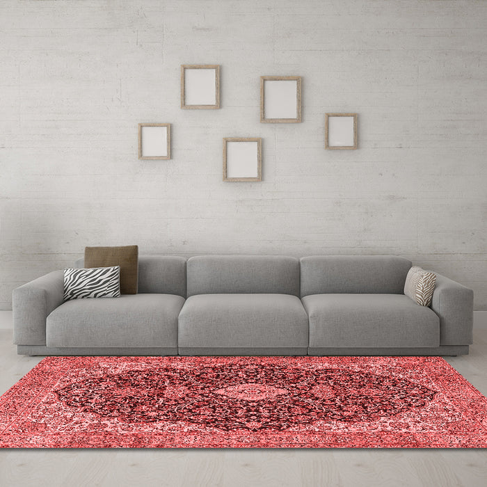 Traditional Red Washable Rugs