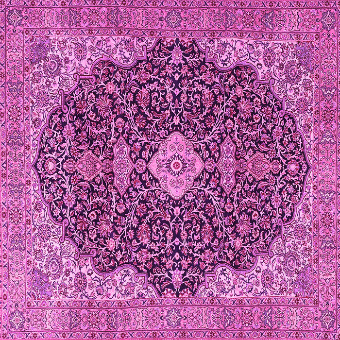 Square Persian Pink Traditional Rug, tr4214pnk