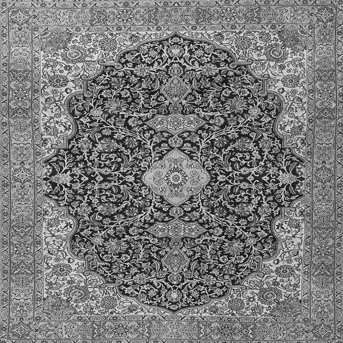 Serging Thickness of Persian Gray Traditional Rug, tr4214gry