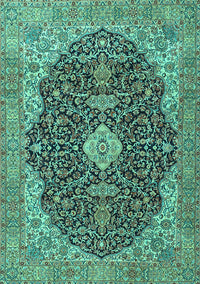 Persian Turquoise Traditional Rug, tr4214turq