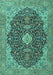 Persian Turquoise Traditional Rug, tr4214turq