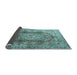 Sideview of Persian Light Blue Traditional Rug, tr4215lblu