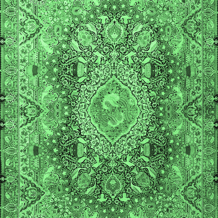 Persian Emerald Green Traditional Rug, tr4215emgrn