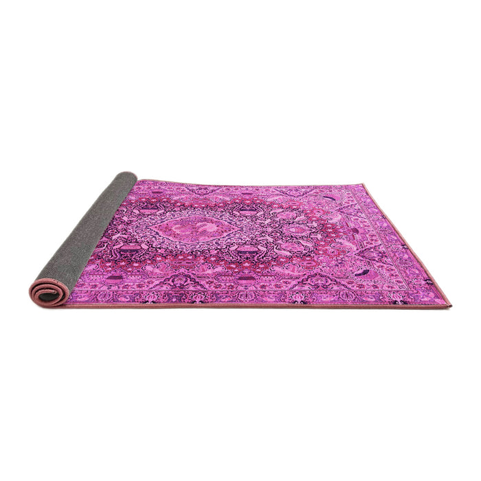 Sideview of Persian Pink Traditional Rug, tr4215pnk