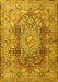 Persian Yellow Traditional Rug, tr4215yw