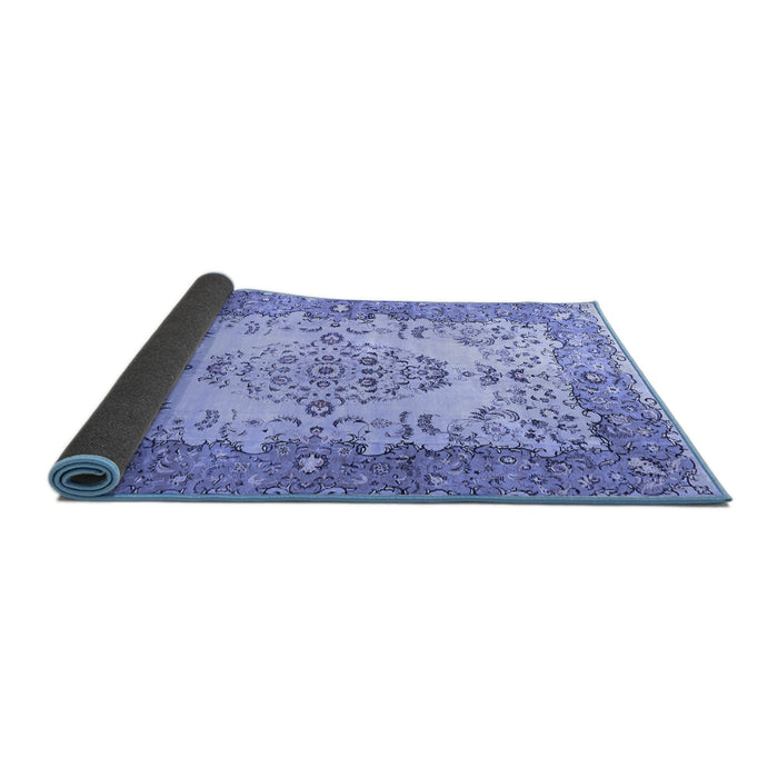 Sideview of Persian Blue Traditional Rug, tr4216blu