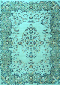 Persian Light Blue Traditional Rug, tr4216lblu