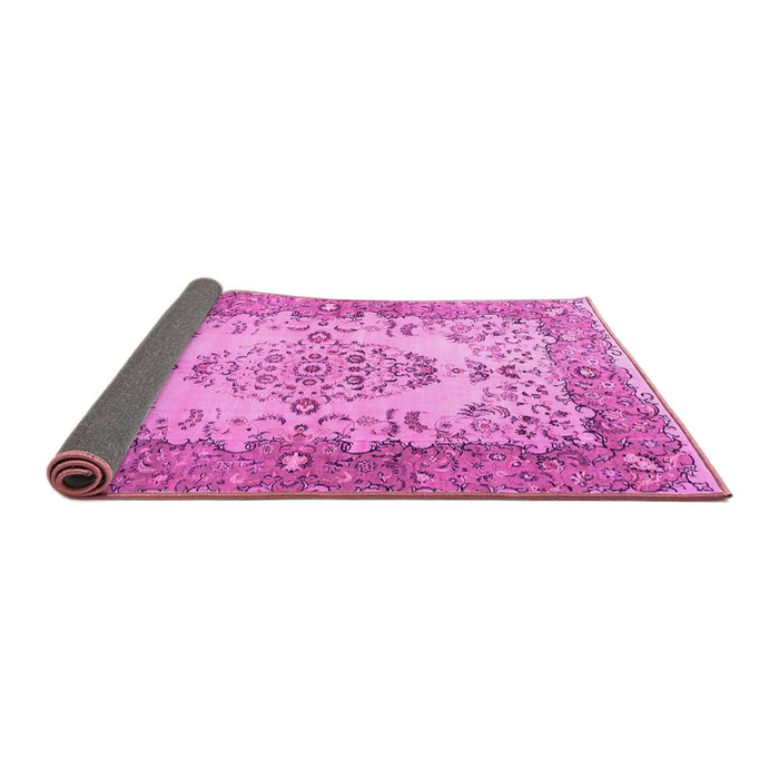 Sideview of Persian Pink Traditional Rug, tr4216pnk