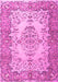 Persian Pink Traditional Rug, tr4216pnk