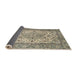Sideview of Traditional Brown Medallion Rug, tr4217