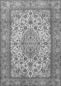 Medallion Gray Traditional Rug, tr4217gry