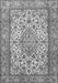 Medallion Gray Traditional Rug, tr4217gry