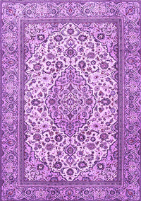 Medallion Purple Traditional Rug, tr4217pur