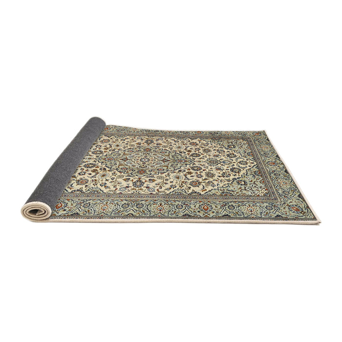 Sideview of Traditional Brown Medallion Rug, tr4218