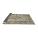 Sideview of Traditional Brown Medallion Rug, tr4218