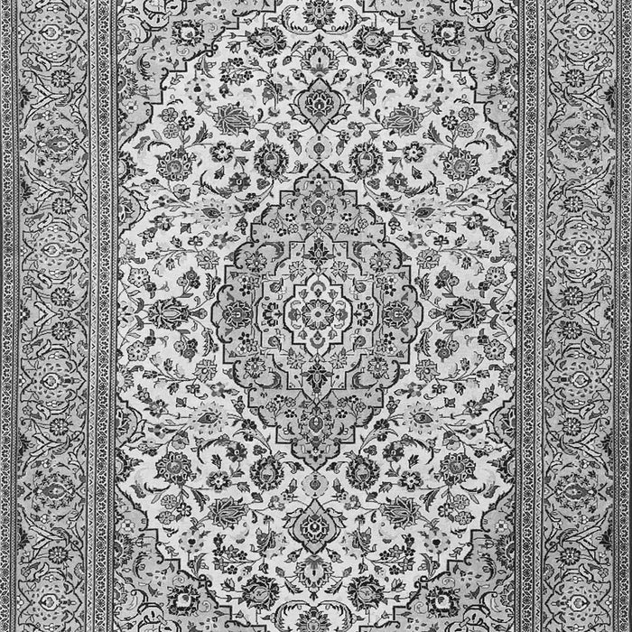 Medallion Gray Traditional Rug, tr4218gry