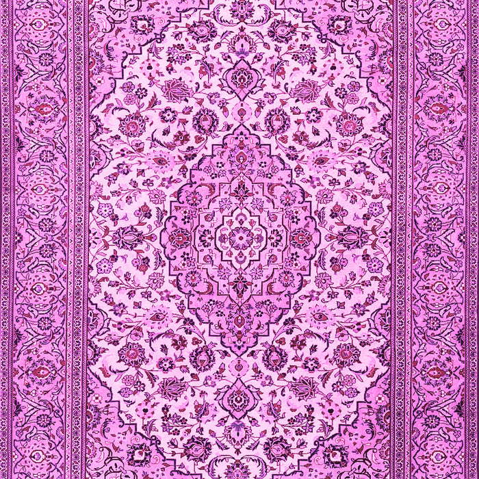 Medallion Pink Traditional Rug, tr4218pnk