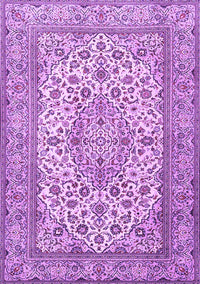 Medallion Purple Traditional Rug, tr4218pur