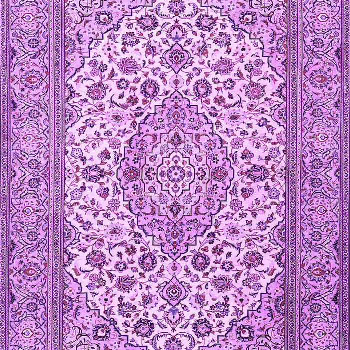 Medallion Purple Traditional Rug, tr4218pur